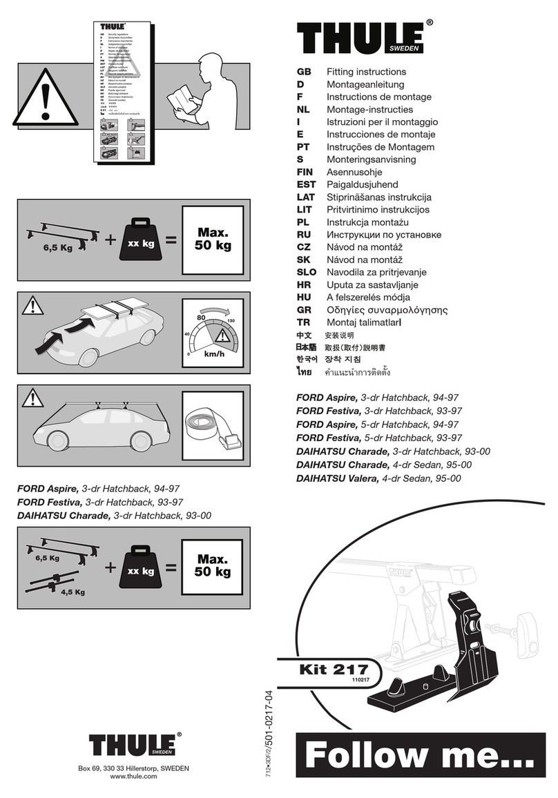 Thule Kit 217 User manual