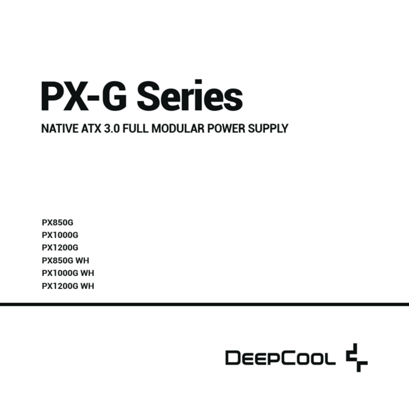 Deepcool PX-G Series User manual