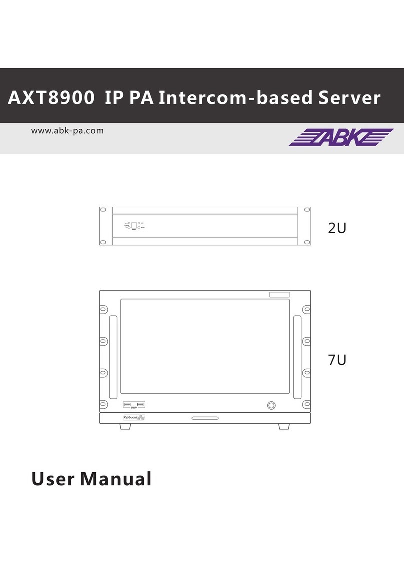 ABK AXT8900 user manual ABK AXT8900 user manual