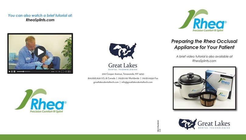 Great Lakes Rhea RCU instructions
