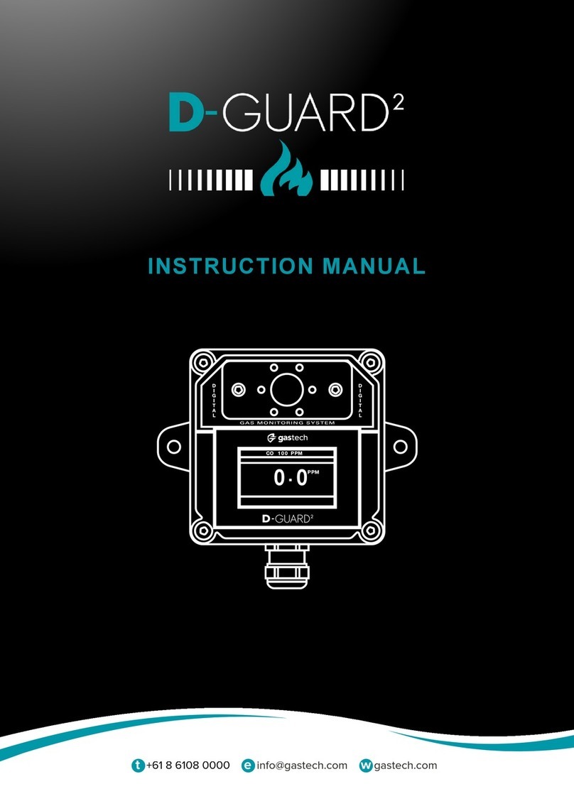 GasTech D-Guard2 User manual