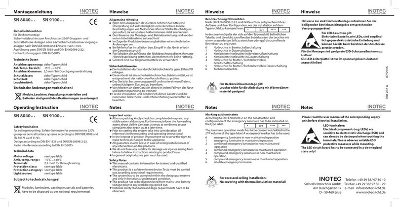 InoTec SN 8040 Series User manual