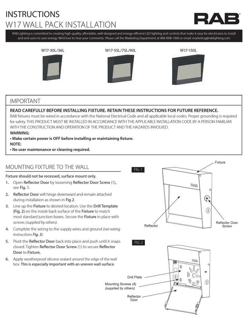 RAB W17-30L instructions