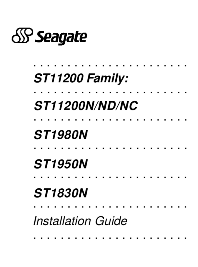 Seagate ST11200 User manual