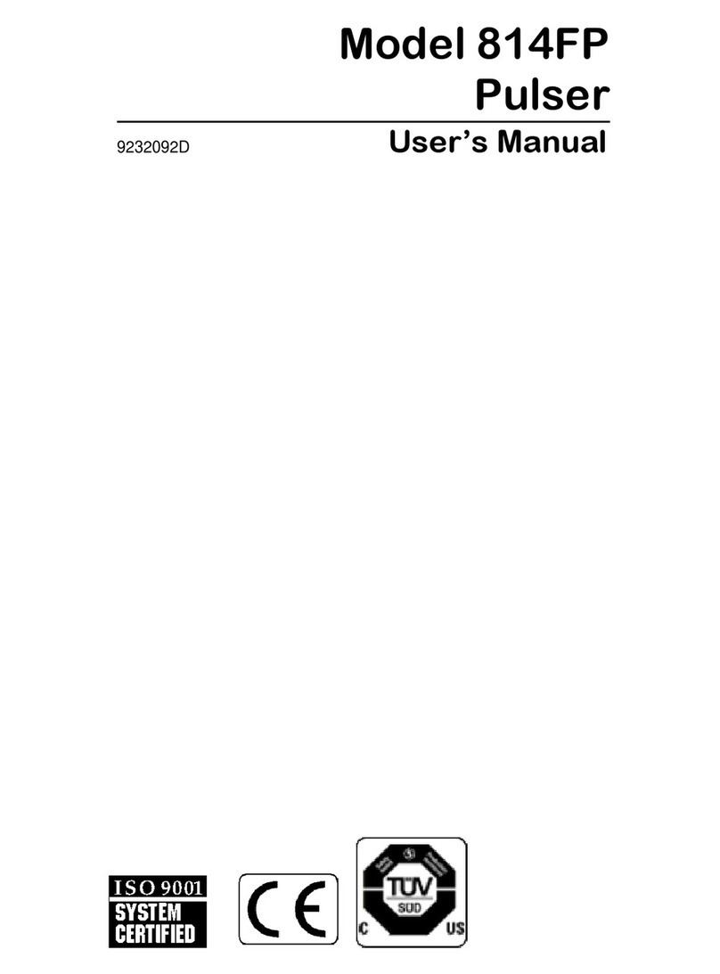 Mirion Technologies 814FP User manual
