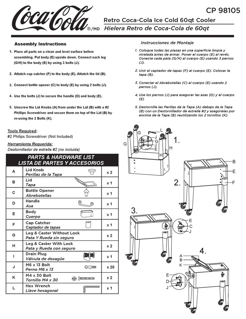 Coca-Cola CP 98105 User manual