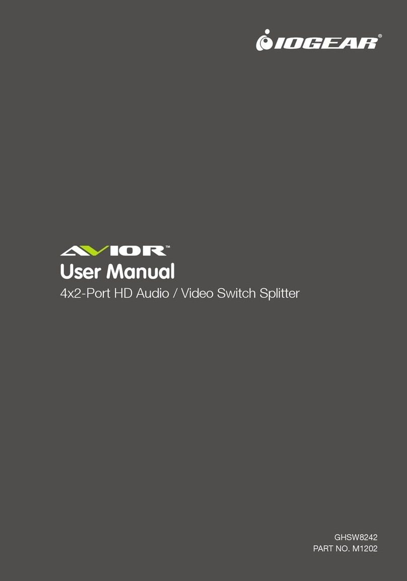 IOGear AVIOR GHSW8242 user manual