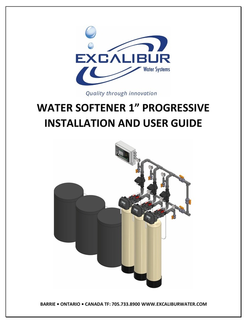 Excalibur Water Systems Progressive Flow SC1 Series Installation and user guide Excalibur Water Systems Progressive Flow SC1 Series Installation and user guide