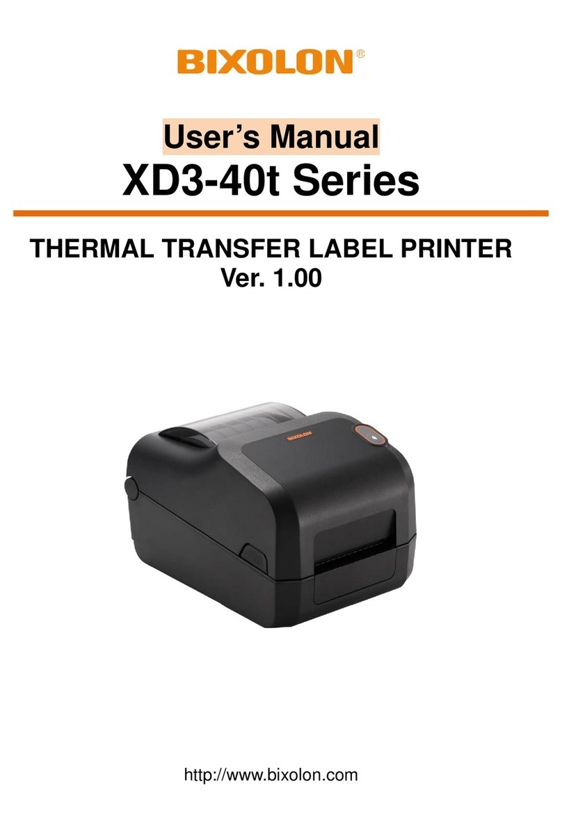 BIXOLON XD3-40t User manual
