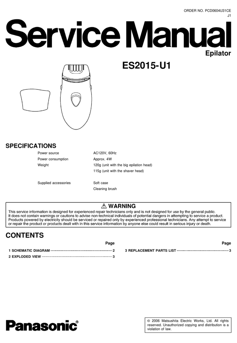 Panasonic ES2015-U1 User manual