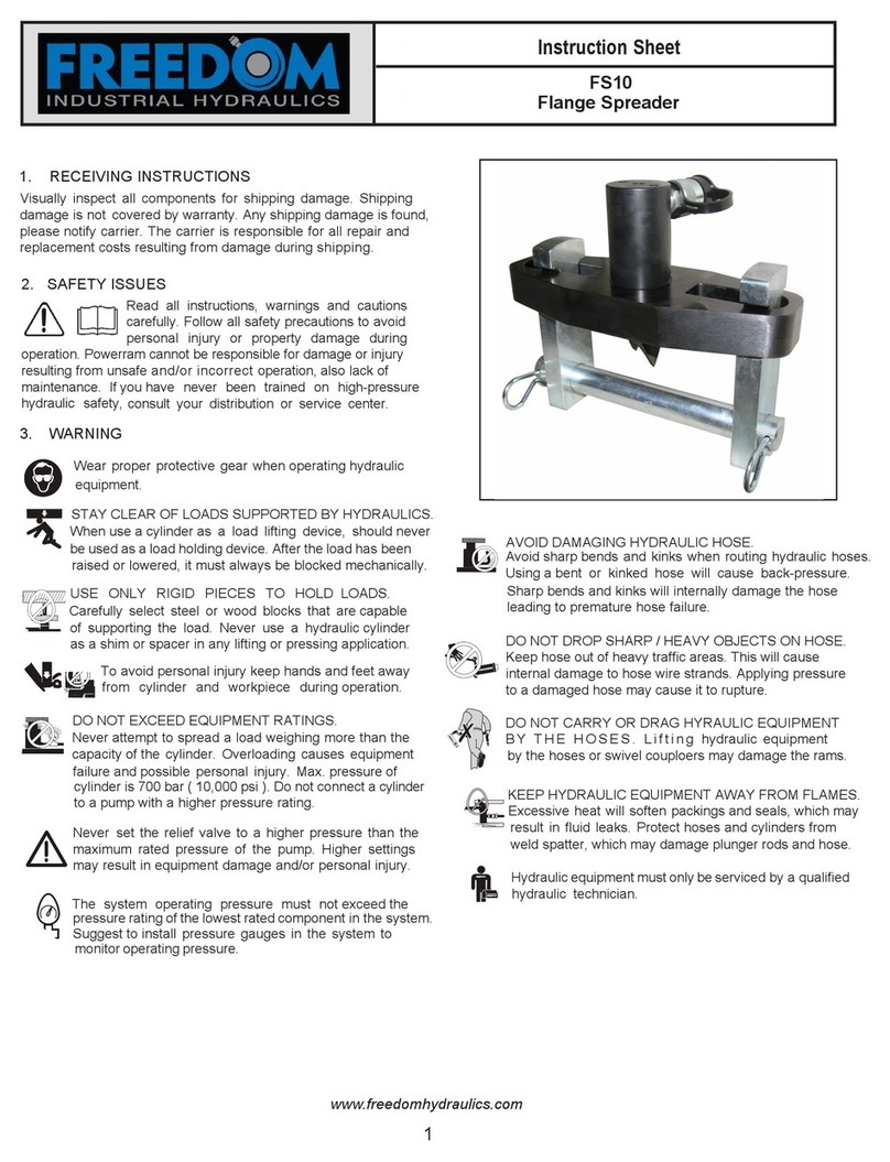 Freedom FS10 instruction sheet