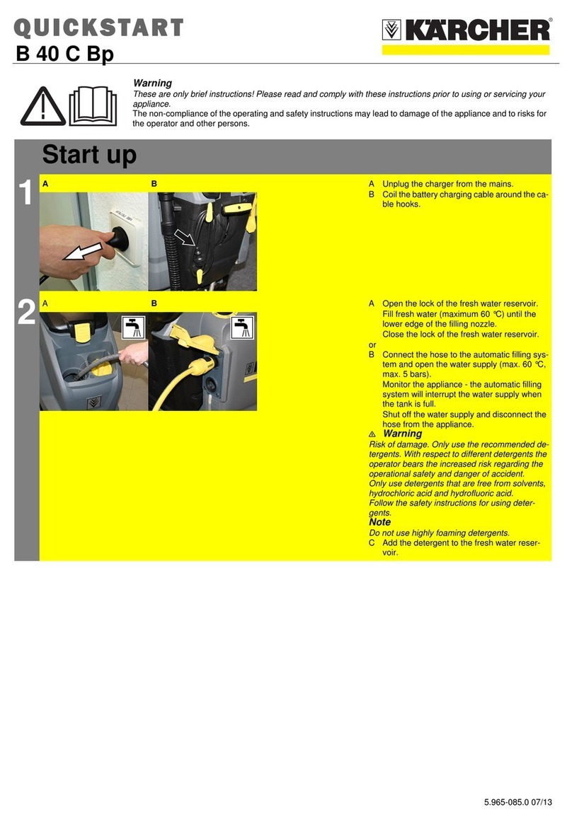 Kärcher B 40 C Bp User manual