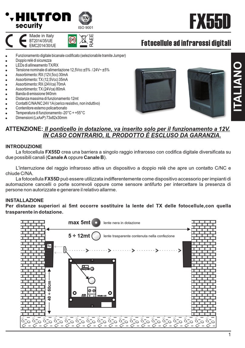 Hiltron FX55D Installation