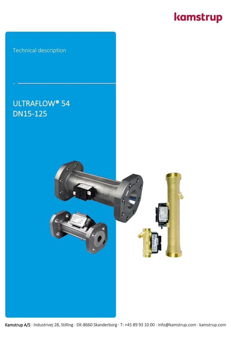 Kamstrup ULTRAFLOW 54 DN15-125 Technical description