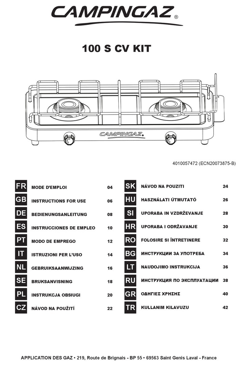 Campingaz 100 S CV KIT User manual