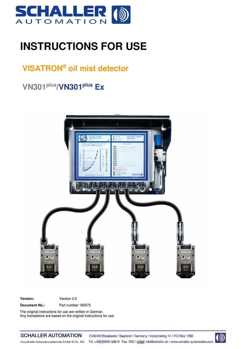 Schaller Automation VISATRON VN301plus User manual