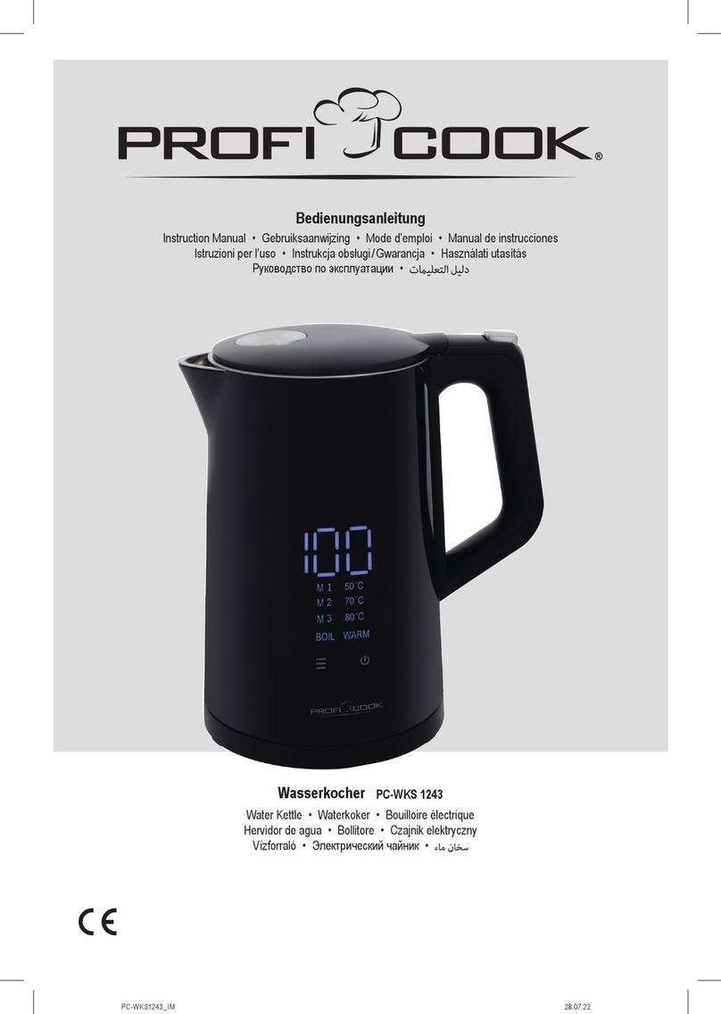 Proficook PC-WKS 1243 User manual