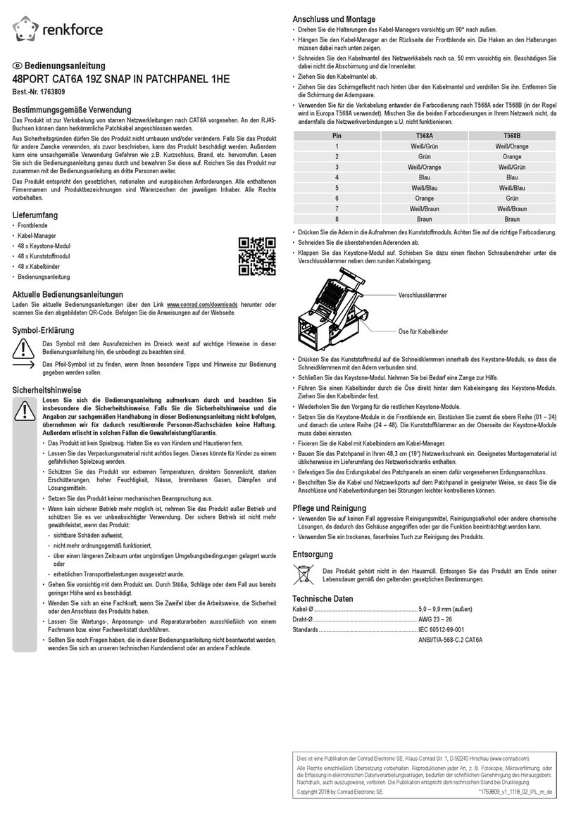 Renkforce T568A User manual