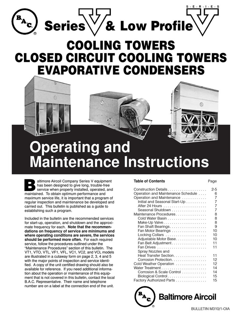 Baltimore Aircoil Company V Series Manual