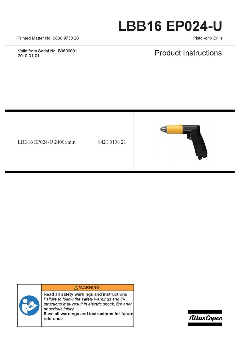 Atlas Copco LBB16 EP024-U User manual
