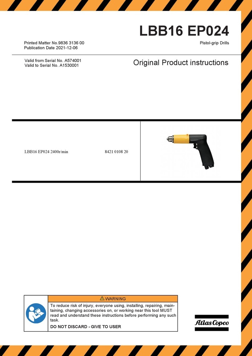 Atlas Copco LBB16 EP024 User manual Atlas Copco LBB16 EP024 User manual