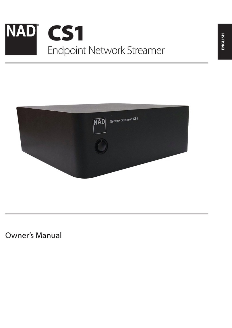 NAD CS1 owner's manual