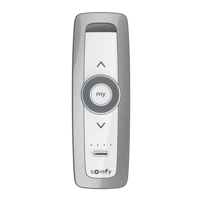 SOMFY Situo 5 Variation RTS II User manual SOMFY Situo 5 Variation RTS II User manual