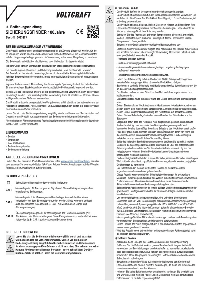VOLTCRAFT MS-20SF User manual