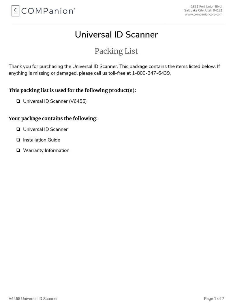 COMPANION V6455 quick start guide