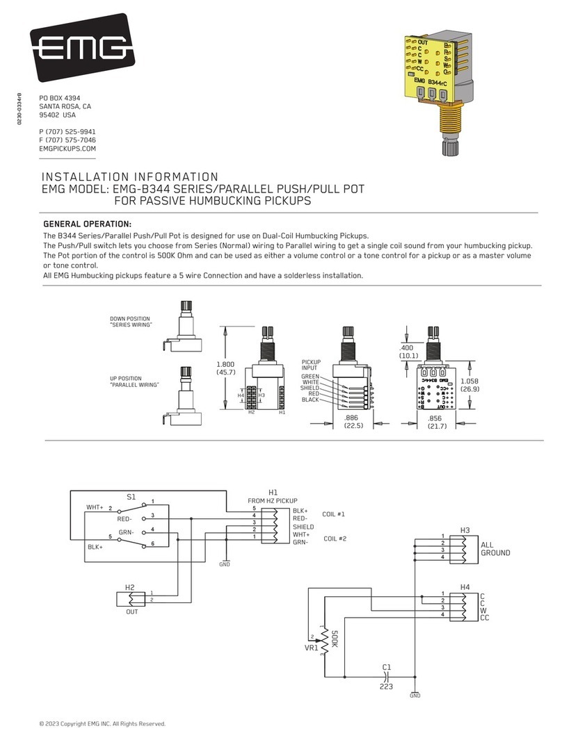 EMG EMG-B344 Series Service manual