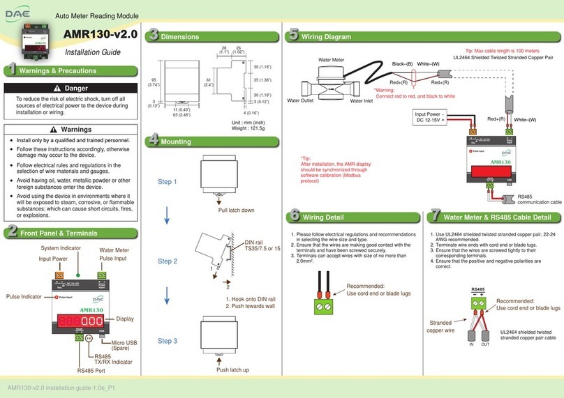 DAE AMR130-v2.0 installation guide