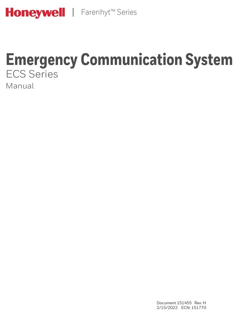 Honeywell Farenhyt ECS Series User manual Honeywell Farenhyt ECS Series User manual