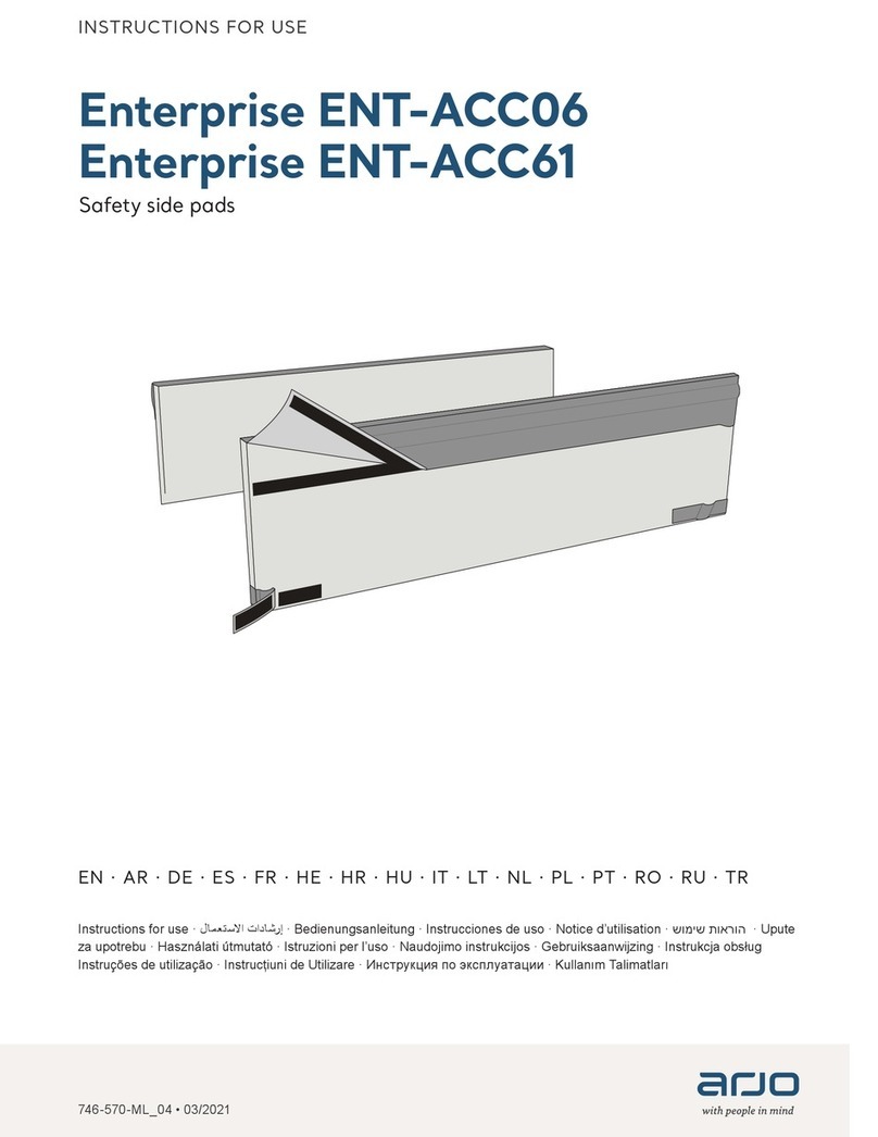 Arjo Enterprise ENT-ACC06 Instructions for use