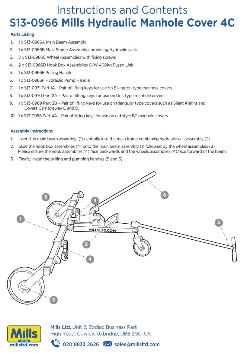Mills S13-0966 instructions