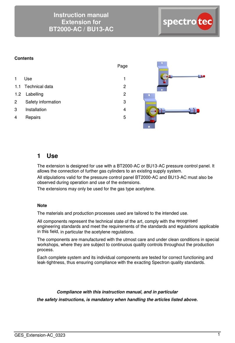 spectrotec BT2000-AC User manual