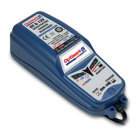 TecMate OptiMATE5 voltmatic TM222 Instructions for use