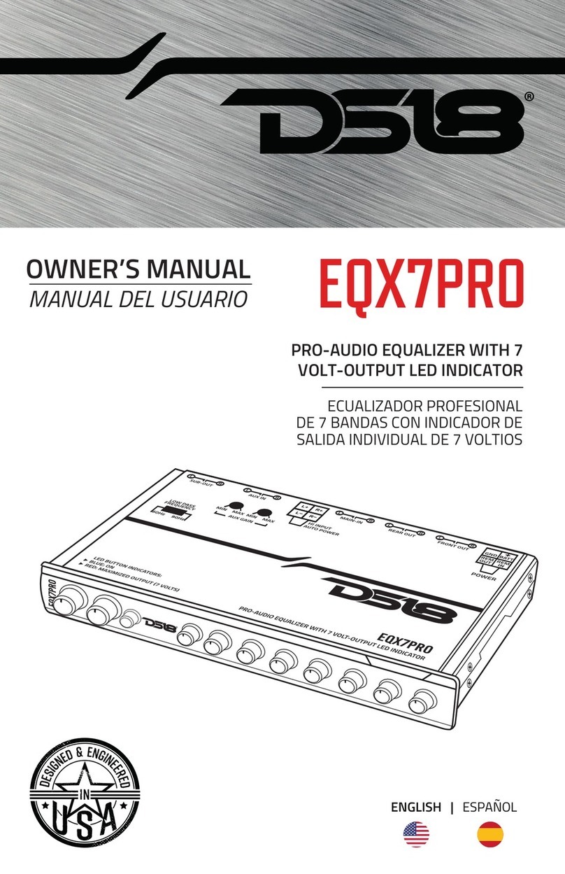 DS18 EQX7PRO User manual