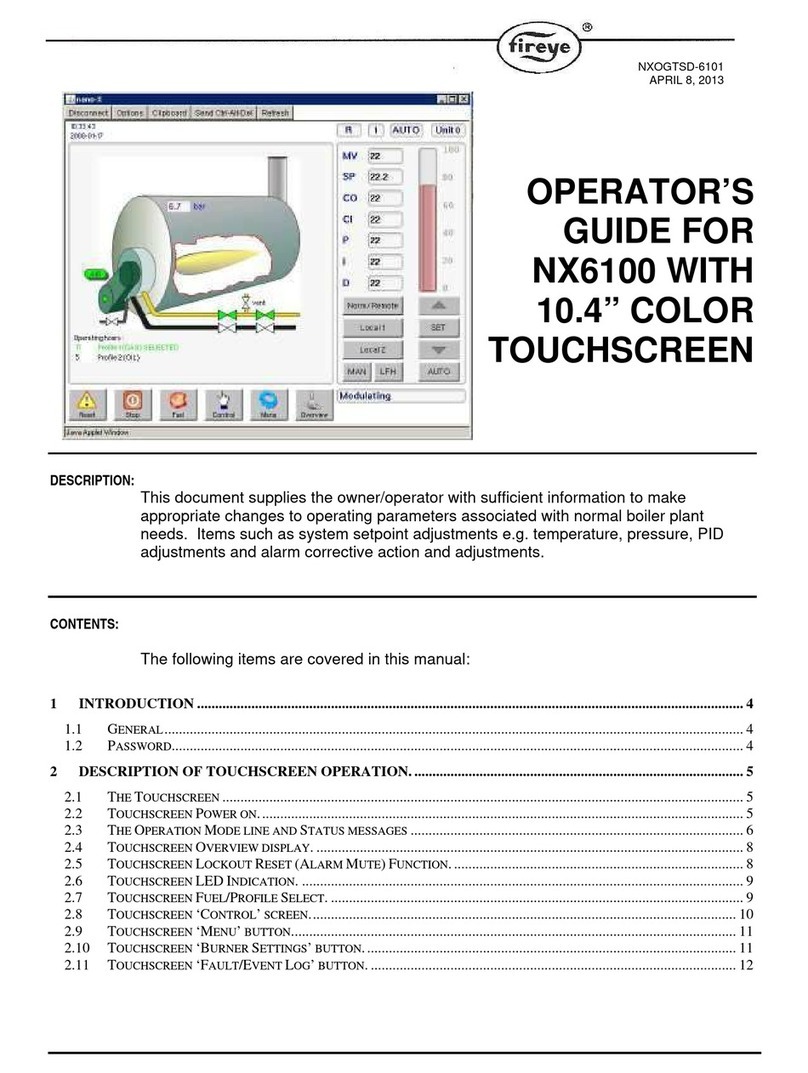 Fireye NEXUS NX6100 series Manual