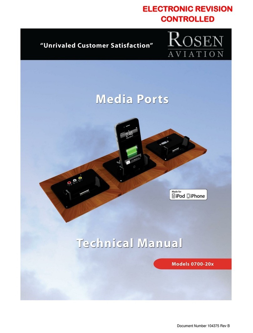 Rosen Aviation 0700-20 Series Technical manual