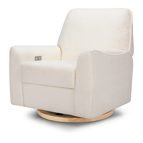 Nurseryworks SUNDAY POWER RECLINER AND SWIVEL GLIDER User manual Nurseryworks SUNDAY POWER RECLINER AND SWIVEL GLIDER User manual