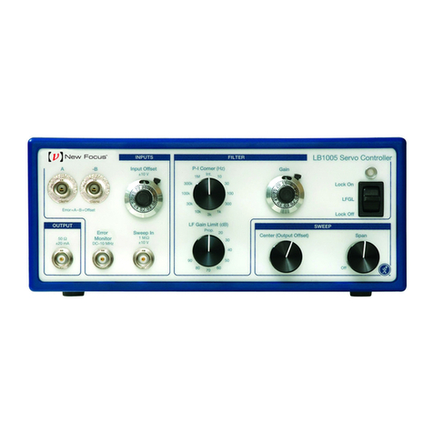 New Focus LB1005 User manual