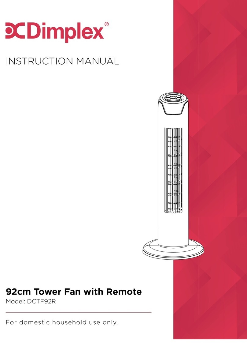 Dimplex DCTF92R instruction manual