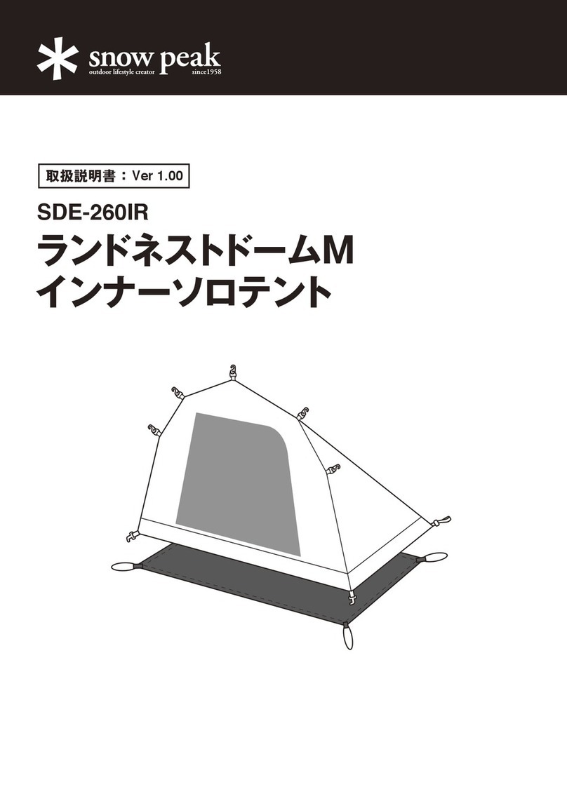 Snow Peak SDE-260IR Assembly instructions Snow Peak SDE-260IR Assembly instructions