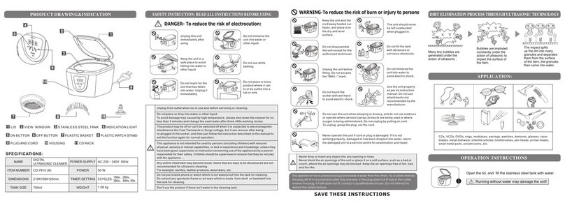 AMCON CD-7810 User instruction manual