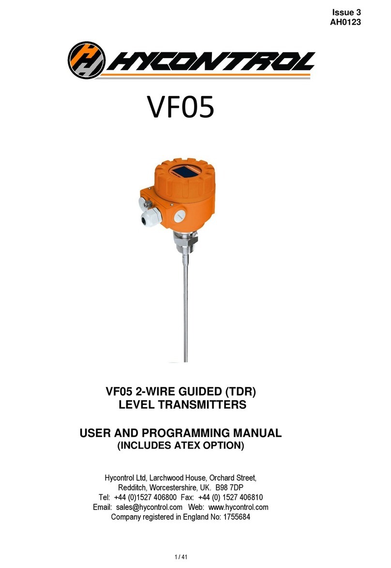 Hycontrol VF05 Owner's manual
