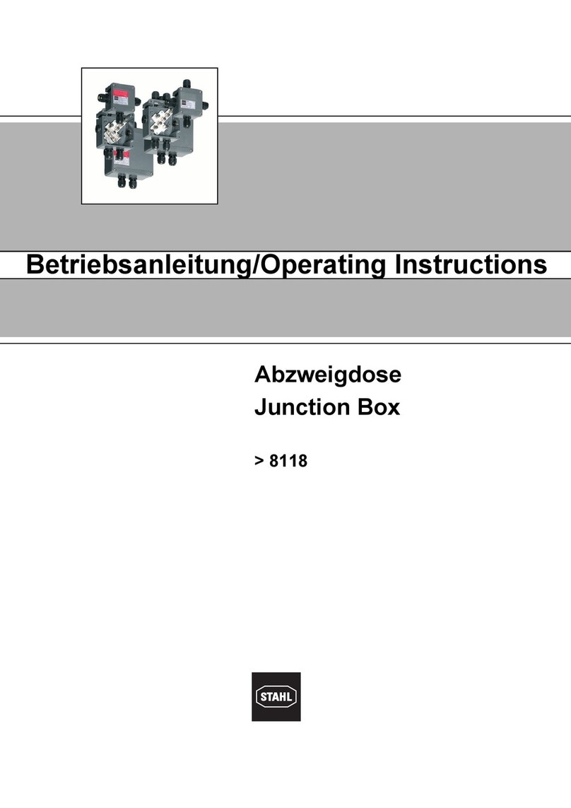 Stahl 8118 Series operating instructions