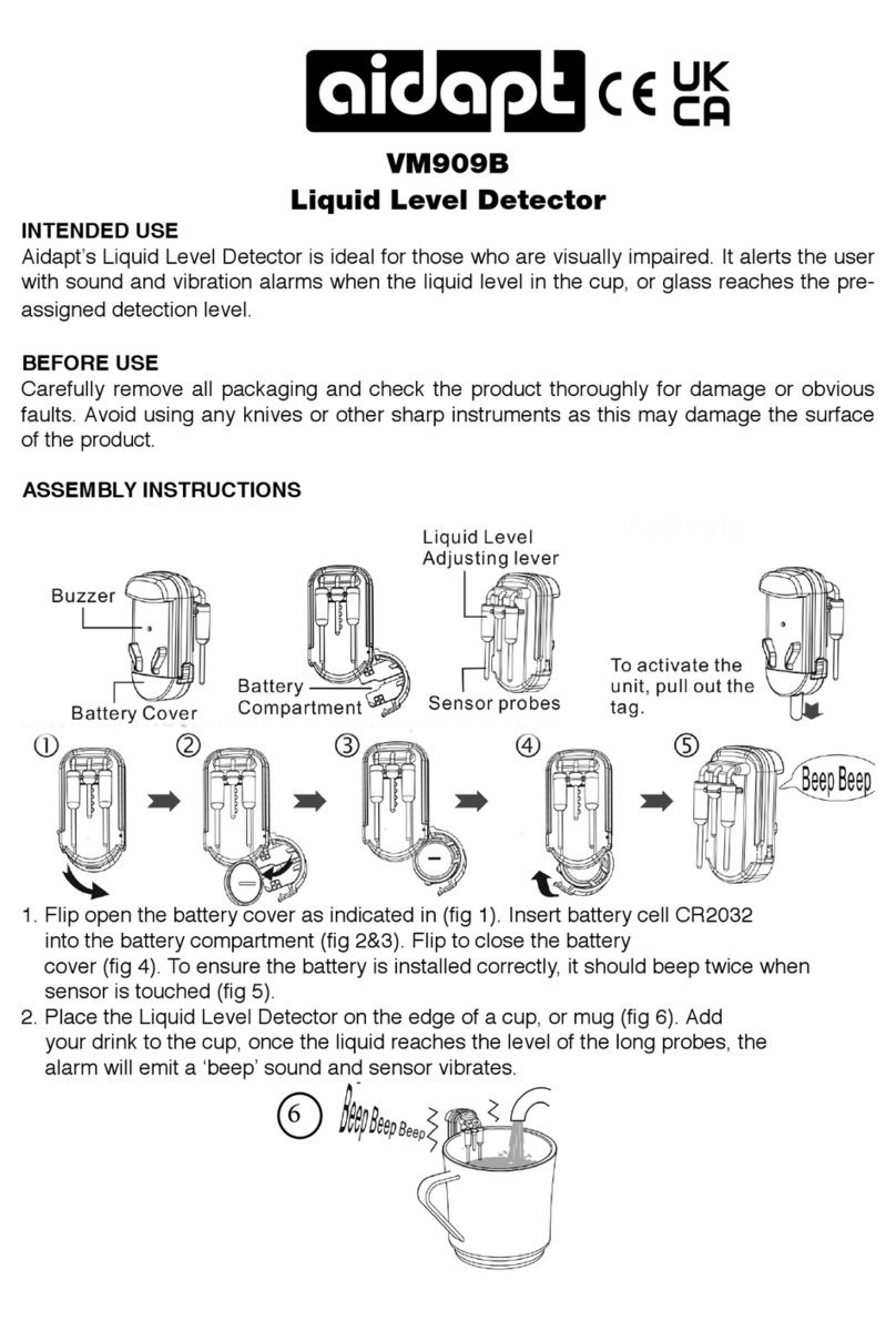 aidapt VM909B User manual