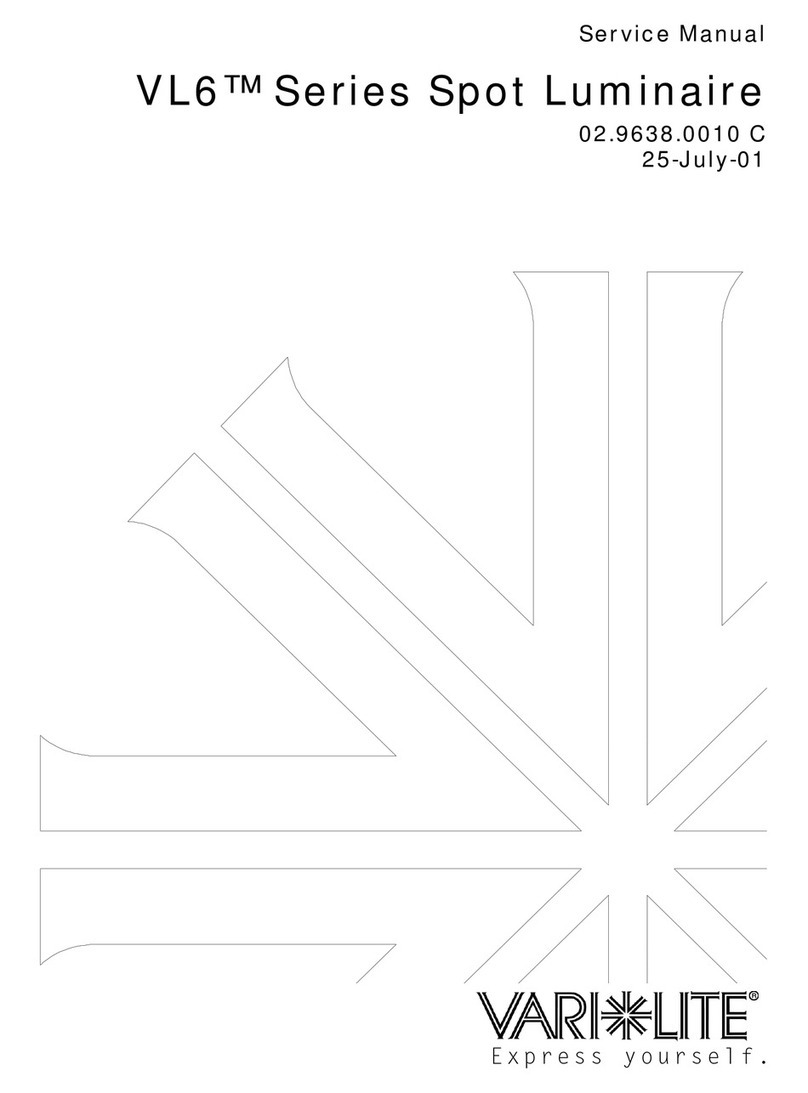 Vari Lite VL6 Series Service manual