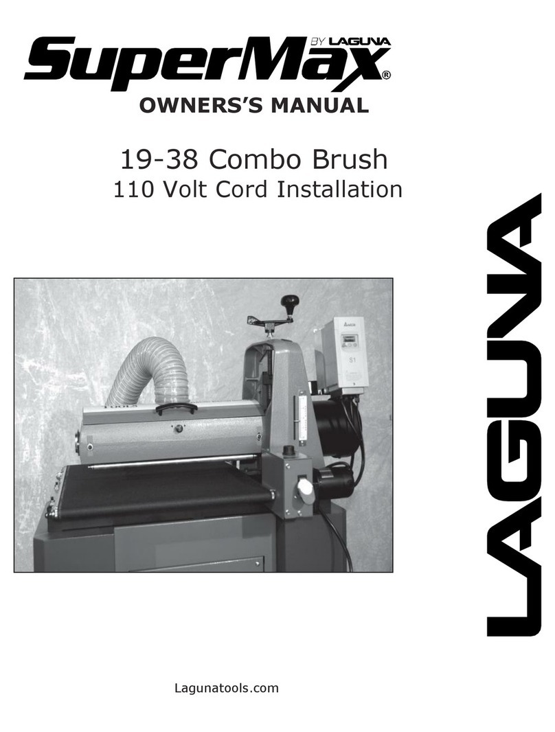 laguna SuperMax 19-38 User manual