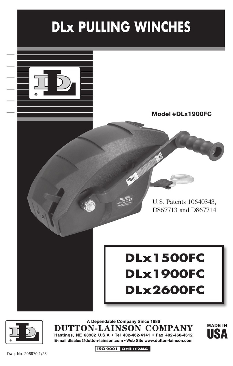 Dutton-Lainson DLx1500FC User manual
